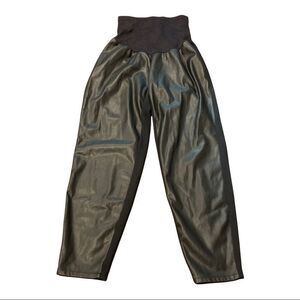 Jessica Simpson Maternity Faux Leather Leggings 1X